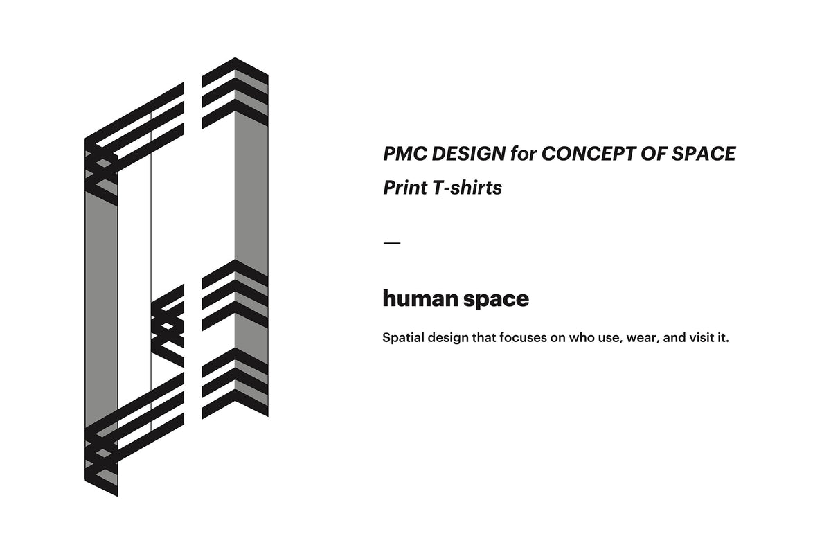 PMC DESIGN for CONCEPT OF SPACE Print T-shirts— PMC PERMANENT