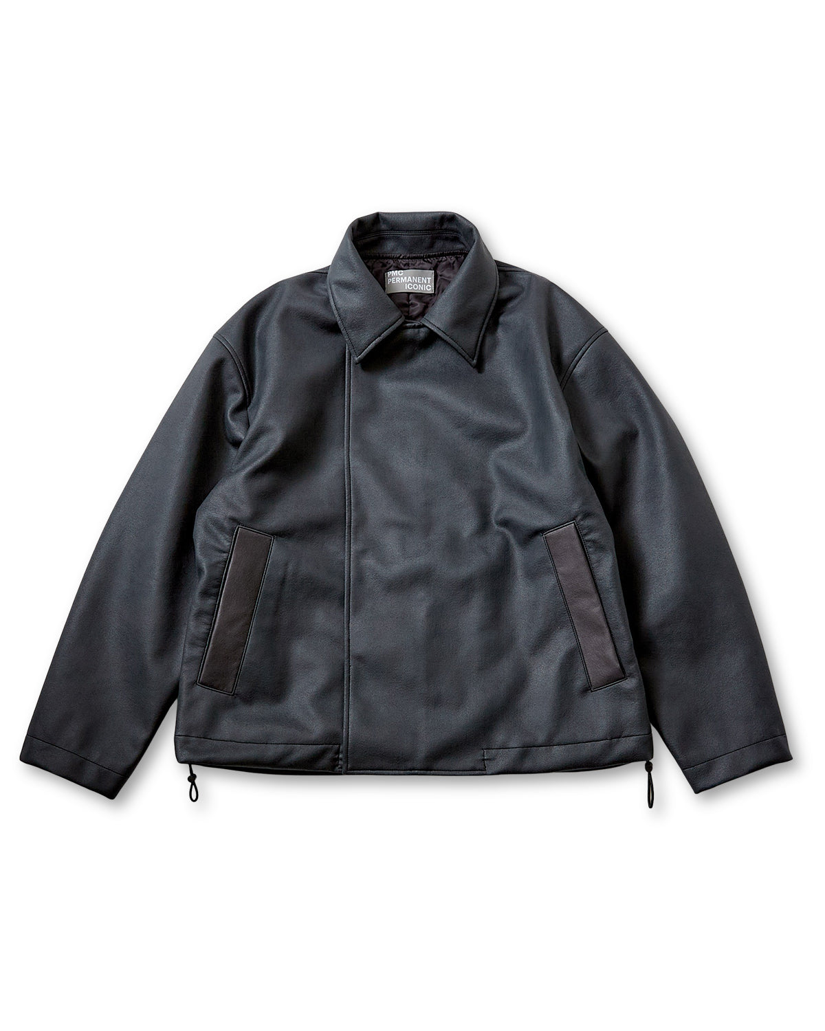 LEATHER BLOUSON GRAY— PMC PERMANENT