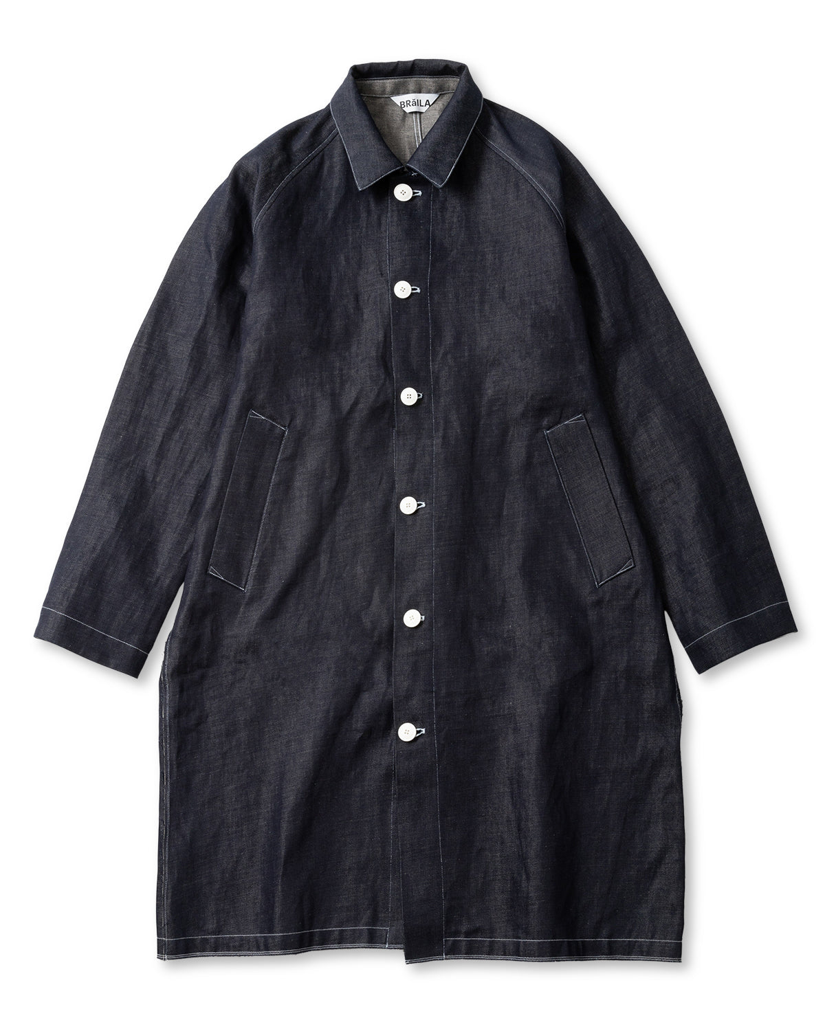 DENIM BALMACAAN COAT— PMC PERMANENT