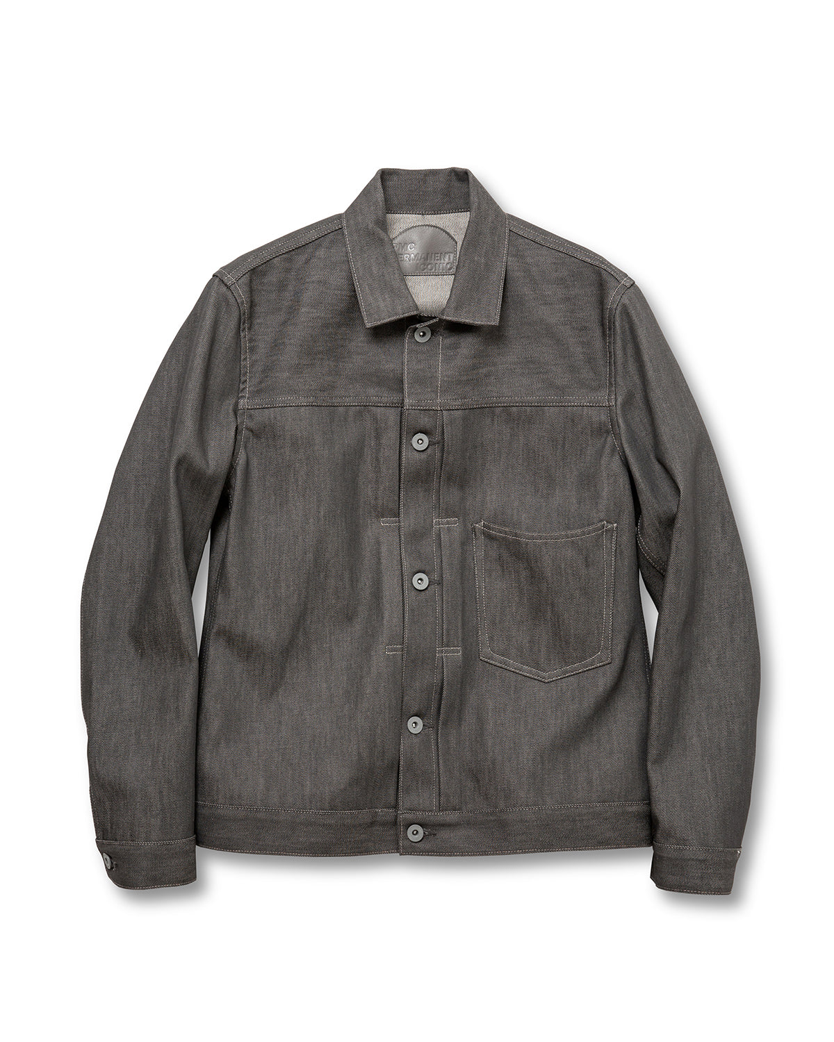 pmc permanent デニムジャケット DENIM JACKET MEN GRAY— PMC PERMANENT